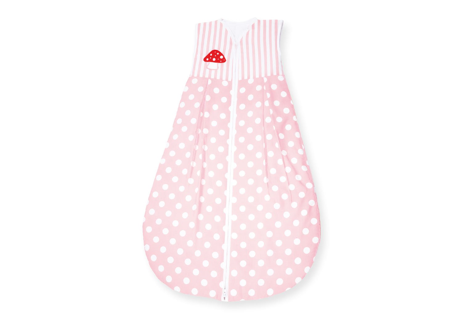 Sleeping Bag winter 'Glückspilz pink' 90cm