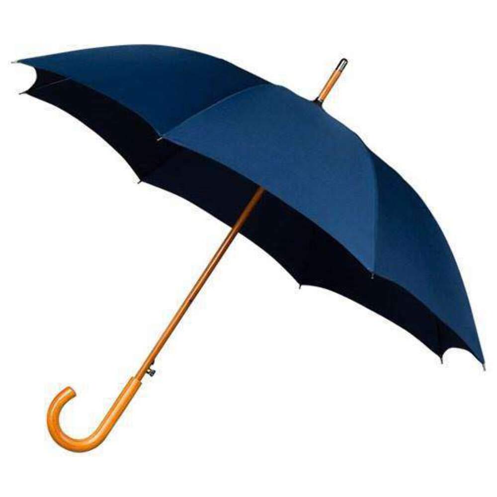 IMPLIVA Falcone Stick Umbrella, 102 cm, Blue (Blau)