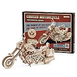 ROKR 3D Wooden Puzzles Motorcycle Mechanical Model