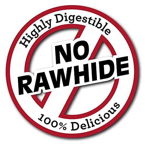DREAMBONE TWIST STICKS RAWHIDE FREE DOG CHEWS, MADE WITH REAL CHICKEN, 100 COUNT (PACK OF 1)