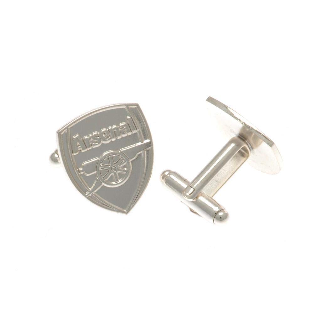 Arsenal F.C. Silver Plated Cufflinks CR Official Merchandise