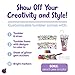 PURPLE LADYBUG Decorate Your Own Tumbler for Kids with Color in Designs - Great 8 Year Old Girl Gifts & Easter Gifts for Girls 8-12 - Girls Crafts Ages 5-7, Arts and Crafts for Kids Ages 8-12 Girls