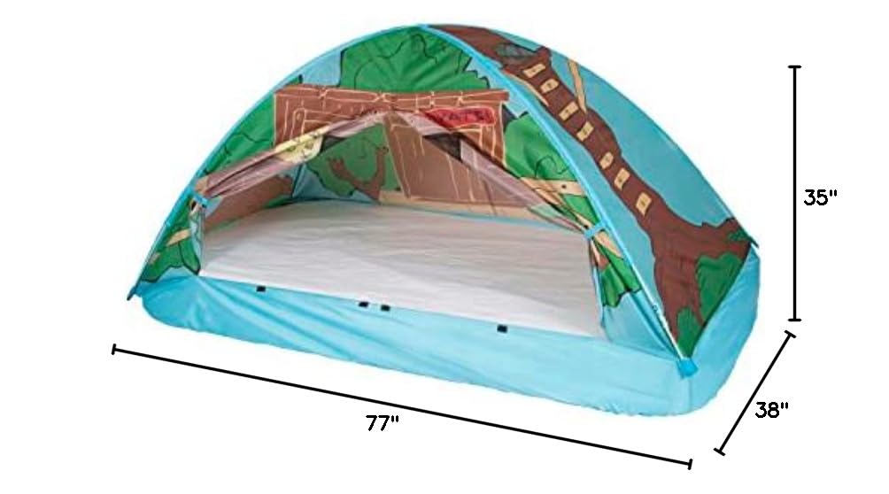 Pacific Play Tents 19790 Kids Tree House Bed Tent Playhouse - Twin Size