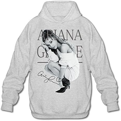 Hotgirl4 Ariana Poster Grande Men's Custom Long Sleeve Hoodies S Ash