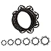 KUBOOZ 2017 New Stainless Steel Ear piercing Flesh Tunnels Double Flared Ear Stretcher Saddle Plug 10mm