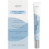 Instant Firming Eye Serum, Anti-Aging Formula for Under Bags and Wrinkles, Under Eye Cream-10ml,0.35 oz, Wrinkle Filler, Visibly Improves for Bags Dark Circles Treatment for Puffines (Unscented 2)