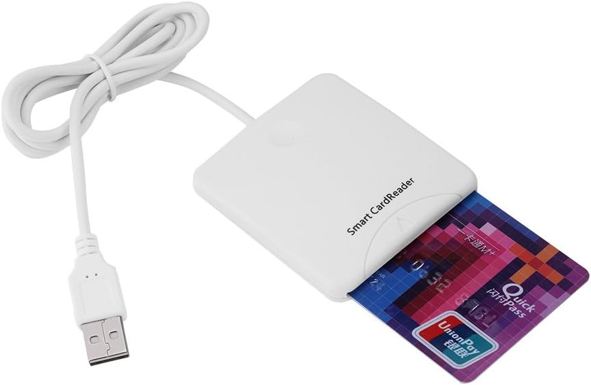 Amazon クレジットカードリーダー ミニ スマート USB ポータブル カードリーダー ICモバイルクレジットカードリーダー