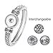 LEGENSTAR Snap Buttons Bracelet& Bangles Jewelry Charms Antique Silver Plated Vintage Bracelet fit18mm DIY Jewelry