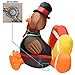 6 Foot Thanksgiving Inflatable Turkey; LED Light Up Inflatable Turkey with Pilgrim Hat Perfect for Thanksgiving Autumn Decorations by Joiedomi