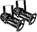 Odyssey PAR 16 Black Pin Spot Lights 2-pack
