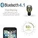 Bluetooth Headset, Q26 Mini Invisible Earpiece In Ear V4.1 Wireless Bluetooth Car Headset Headphone Earbud Earphone with Microphone Hands Free Calls for iPhone Samsung LG HTC Motorola iPad (Black)