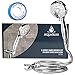 AquaBliss TheraSpa Hand Shower - 6 Mode Massage Shower Head with Hose High Pressure to Gentle Water Saving Mode - 6.5 FT No-Tangle Handheld Shower Head with Extra Long Hose & Adj. Mount | Chrome primary
