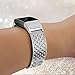 VintgaGood For Fitbit Charge 2 Wristbands/Fitbit Charge 2 Bands/Fitbit Charge 2 Accessories/Fitbit Charge 2 Metal Bands Stainless Steel Bangle 2 Silver