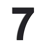 QT Modern House Number - EXTRA LARGE 10 Inch BLACK