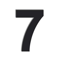 QT Modern House Number - EXTRA LARGE 10 Inch BLACK