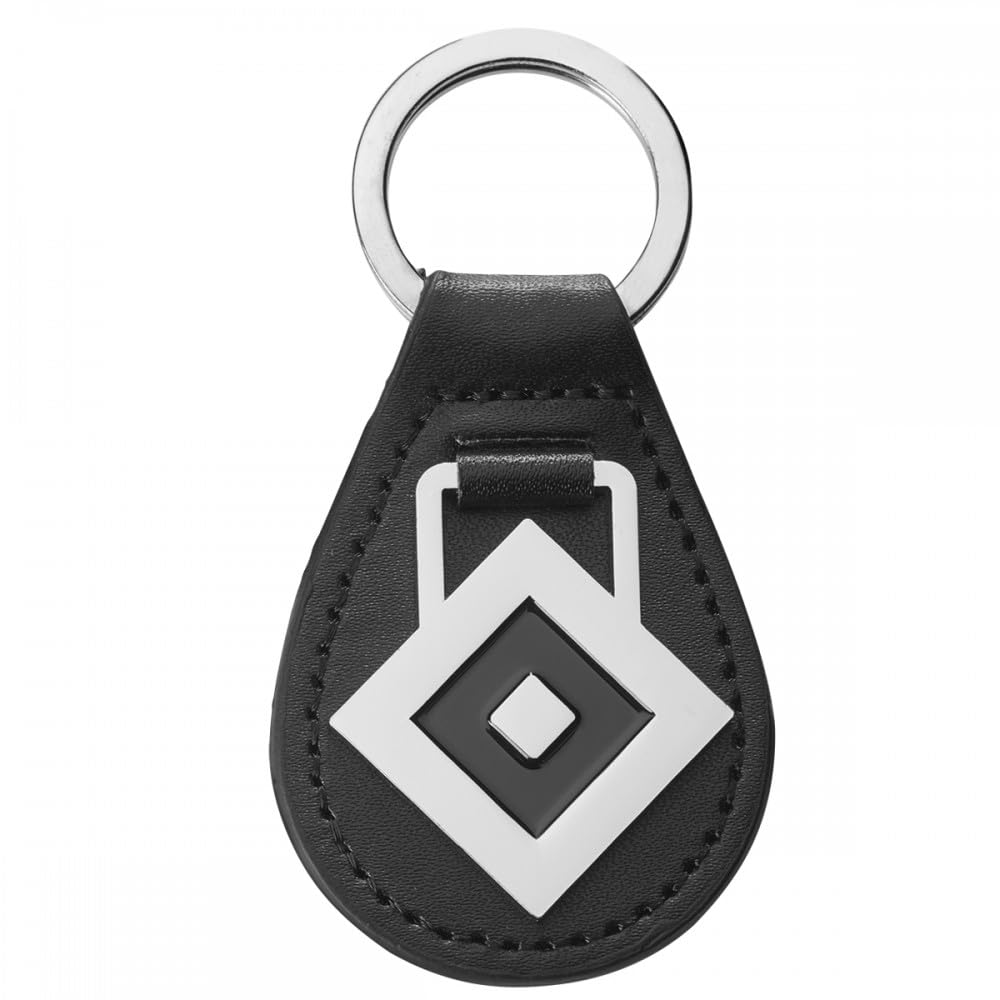 Hamburger SV HSV Keyring Leather Diamond