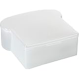 HOME-X Plastic Food Storage Container for Lunch, Reusable Sandwich Box for Meal Prep