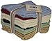 Washcloths, 12 Pack, 100% Cotton wash Cloth, Extra Soft, Highly Absorbent, Machine Washable Size 12