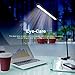ALOTOA LED Desk Lamp, 2 Level Dimmable Clip on Table Lamp,5W USB Flexible Light,Flexible Gooseneck LED Eye-Caring Task Light for Reading, Studying, Working, Bedroom, Office