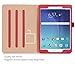 ProCase Samsung Galaxy Tab A 8.0 Case - Standing Cover Folio Case for 2015 Galaxy Tab A Tablet (8.0 inch, SM-T350 P350), with Multiple Viewing angles, auto Sleep/Wake, Document Card Pocket (Red)