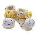 YueLian Baby Newborn Indoor Slipper Socks Rabbit Booties Yellow 2.7''