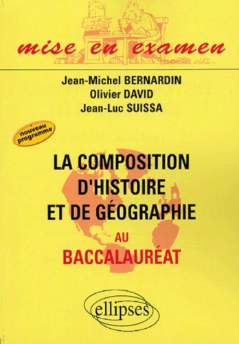 La  composition d'histoire et de géographie au baccalauréat