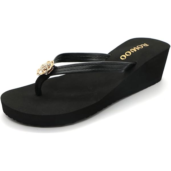 靴 TOKYO BLACK PLATFORM SANDALS Amazon.com | TOKYO-T Wedge Thong Sandals for Women Cute