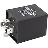 XtremeAmazing 5 Pin EP27 FL27 Electronic Flasher Relay for Car Vehicle LED Turn Signal Light Bulbs Hyper Blink Flash Fix