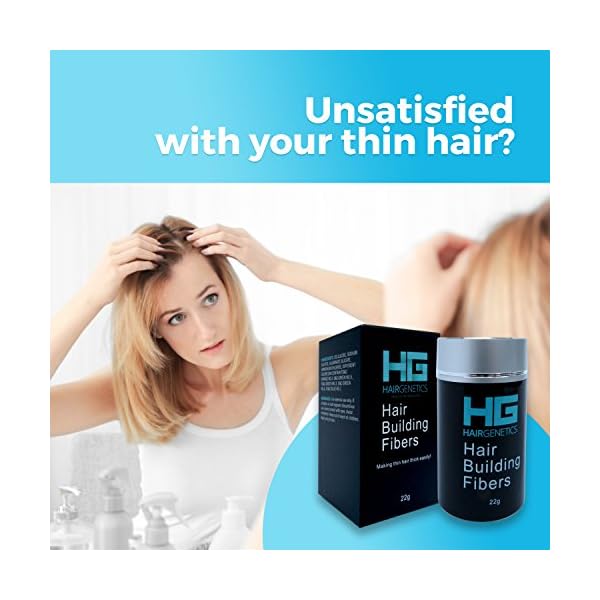 Hair Genetics Advanced Keratin Hair Building Fibres (Dark Brown 22g)