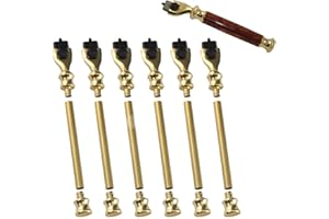 Legacy Woodturning, Mach 3 Razor Handle Project Kit - Gold Finish, 6 Pack