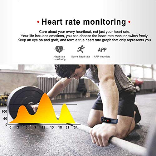 Pawaca Fitness Tracker, Color Screen Activity Tracker with Heart Rate/Sleep Monitor, IP68 Waterproof Pedometer Watch with Calorie Counter for Kids Women and Men, Android iOS
