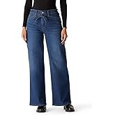 LEVI Strauss Signature Womens Heritage Belted Wide Leg Jeans (Also Available in Plus)