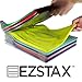 EZSTAX Clothing Organization System, 18-Inch, Clear, Unisex