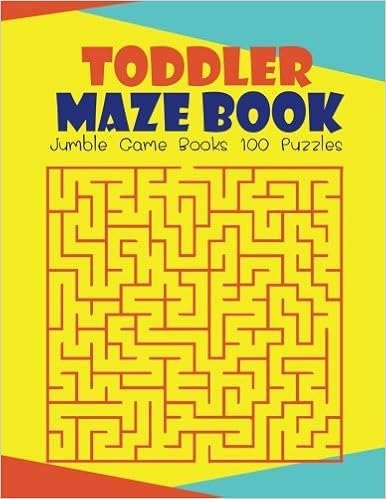 Toddler Maze Book Jumble Game Books 100 Puzzles Maze Book Kids Volume 1 Momo Yamada 9781548519889 Amazon Com Books