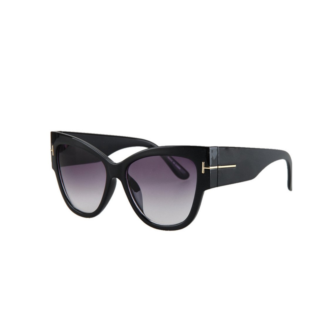 Novadab Butterfly Pattern Vintage Ladies Sunglasses (Black)