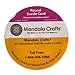 Mandala Crafts 1.5mm 2mm 3mm 4mm Natural Round Suede Leather String Cord Rope Spool for Necklace Bracelet Jewelry Making (4mm, Black)