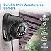 ANNKE 16CH 4K Home Security Camera System with 24/7 All-Day Recording, 4K NVR with 4 X 8MP Outdoor Cameras and 2TB HDD, Two-Way Talk, Dual-Band WiFi, IP66 Weatherproof, Alexa