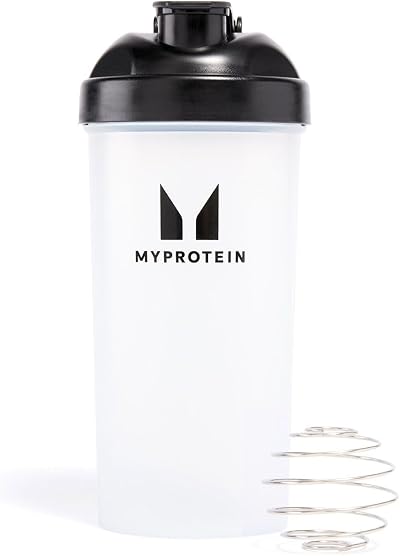 Myprotein Protein Shaker Bottle 600ml Blender Cup Clear BPA Free Dishwasher Safe