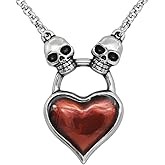 Controse Skull Heart Necklace - Pure Hearts Will Find You