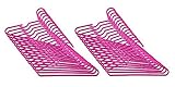 Delta Nursery Hangers 30 Pack For Baby, Toddler, Kids, Children (3 Packs of 10) (Fuschia)