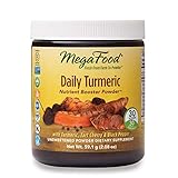 MegaFood - Daily Turmeric Booster Powder, Promotes Healthy Aging and Inflammation Response, 30 Servings (2.08 oz)