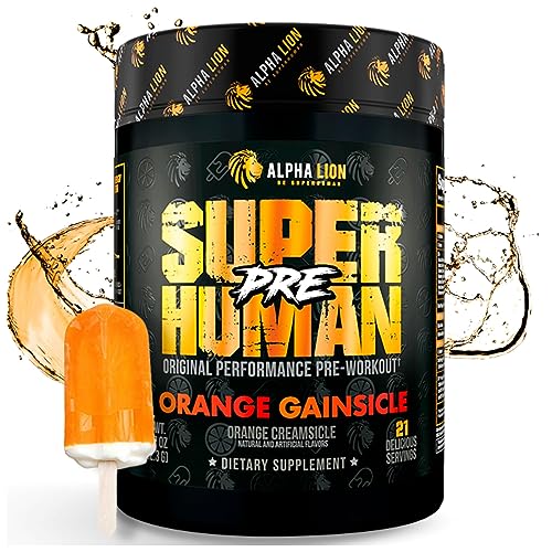 ALPHA LION Superhuman Pre Workout Orange Gainsicle