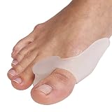 DR ROGO Bunion Relief 2 Big Toe Protectors For Bunions Treatment Bunion Gel Toe Separators, Spacers, Straightener and