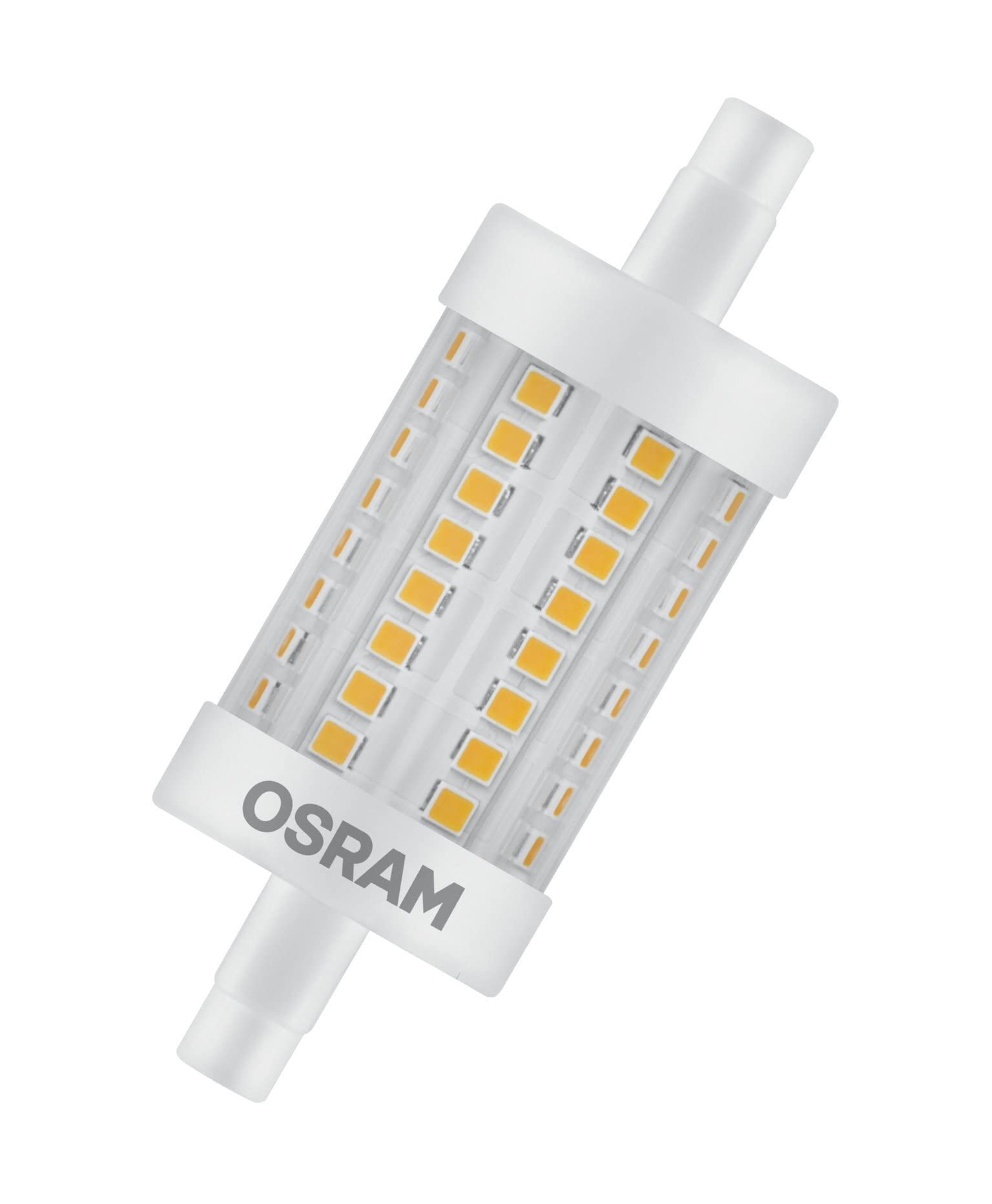 OSRAM LED LINE R7S | LED Tube: R7s, 7W = Replacement for 60W | Warm White, 2700 K