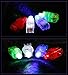 SUNMALL Rave LED Finger Flashlights, 90 pcs Magic Glow Finger Lights Finger Beam Lights Bulk Light Up Rings Toys Party Favors for Kids (90pcs Finger Lights)