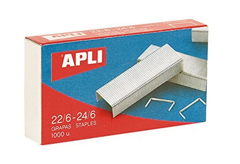 APLI 13469 - Pack of 1000 Staples, 22/6-24/6
