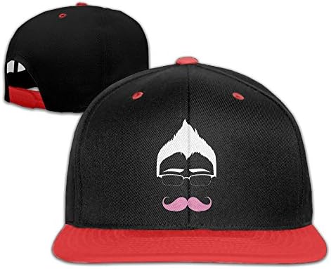 SIMG Markiplier Warfstache White Logo Baseball Adjustable Hip Pop Cap Hats Unisex,Children,KidRed