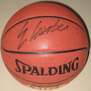 Enes Kanter Signed Full Size Spalding NBA Basketball GAI Utah Jazz