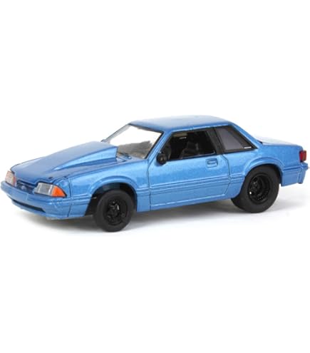 Amazon.com: 1/64 1991 Ford Mustang 5.0 Calypso Green Coupe 51502