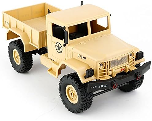 FLYPRO RC Rock Crawler Remote Radio Control Truck Car Vehicle, 1/16 Scale 130 Motor 4WD Trail Crawler with 2.4GHz High Speed Long Playing Time